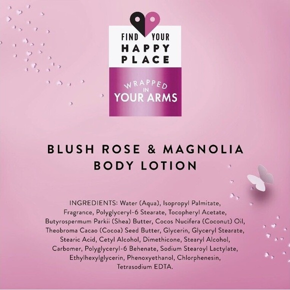 Find Your Happy Place Body Lotion Blush Rose and Magnolia 10 fl oz (BUNDLE of 4) - Picture 3 of 3